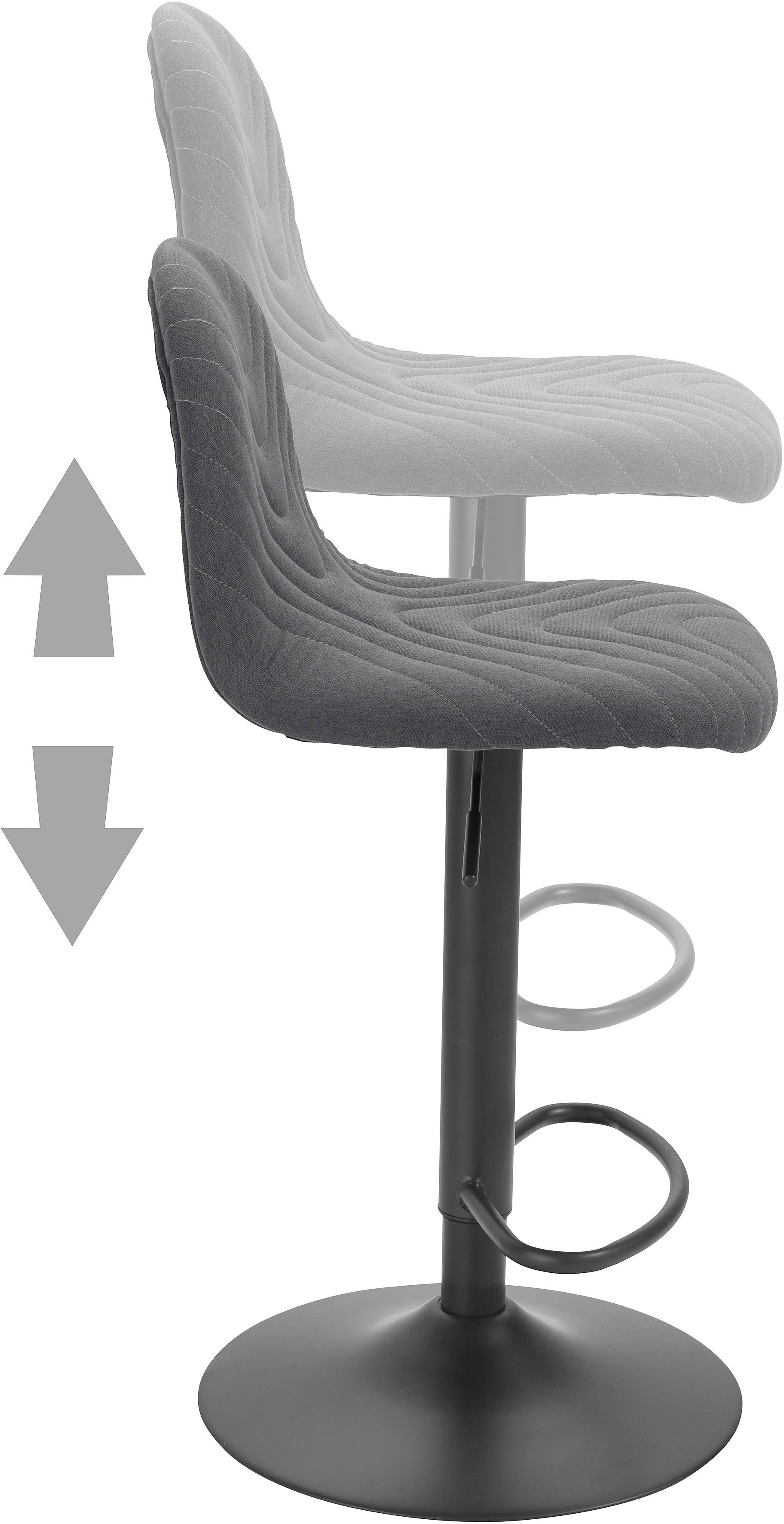 Homexperts Bargruppe Nika-Circus 2, (Set, 3-tlg., Tisch mit 2 Barhockern)