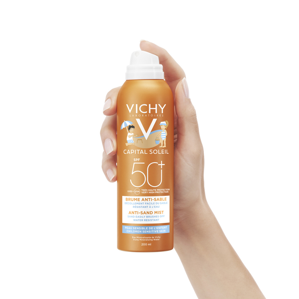 Vichy Ideal Soleil Brume Anti-Sable Enfants SPF 50 + Protection enfant