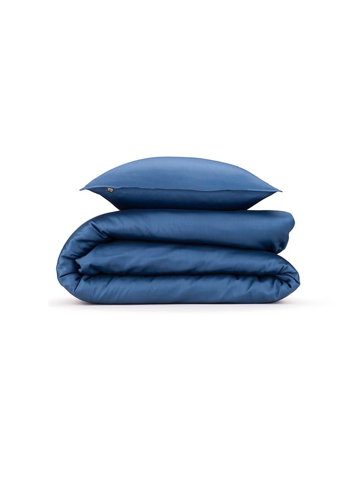 Zo!Home Mako-Satin-Bettwäsche-Set in Blau günstig kaufen