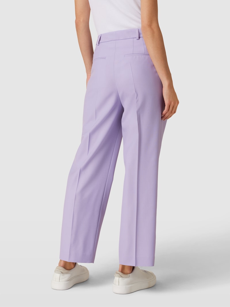Hose mit Bundfalten in lavendel
