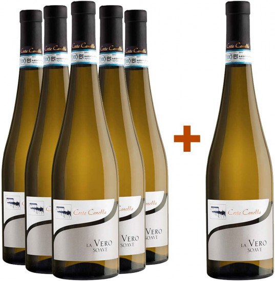 5+1 Paket Soave DOC trocken - Corte Canella