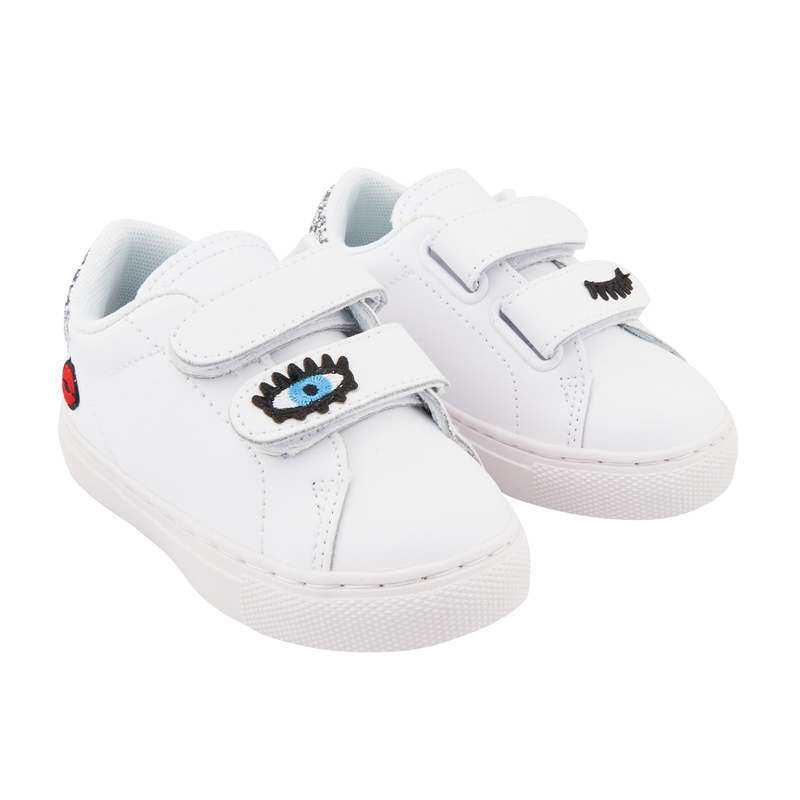 Baskets en cuir Mini Edith eyes