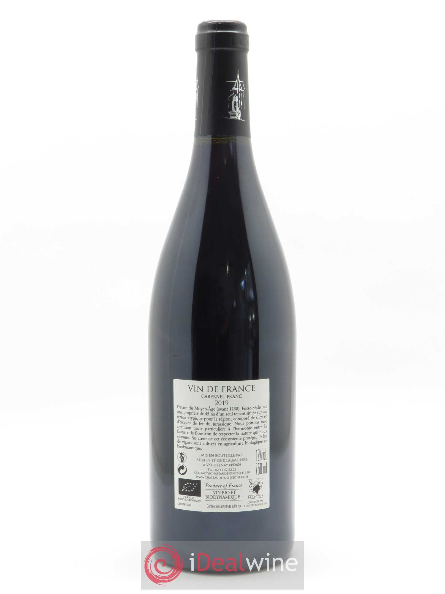Vin de France Gondwana Château de Fosse-Sèche  2019 - Lot de 1 Bouteille