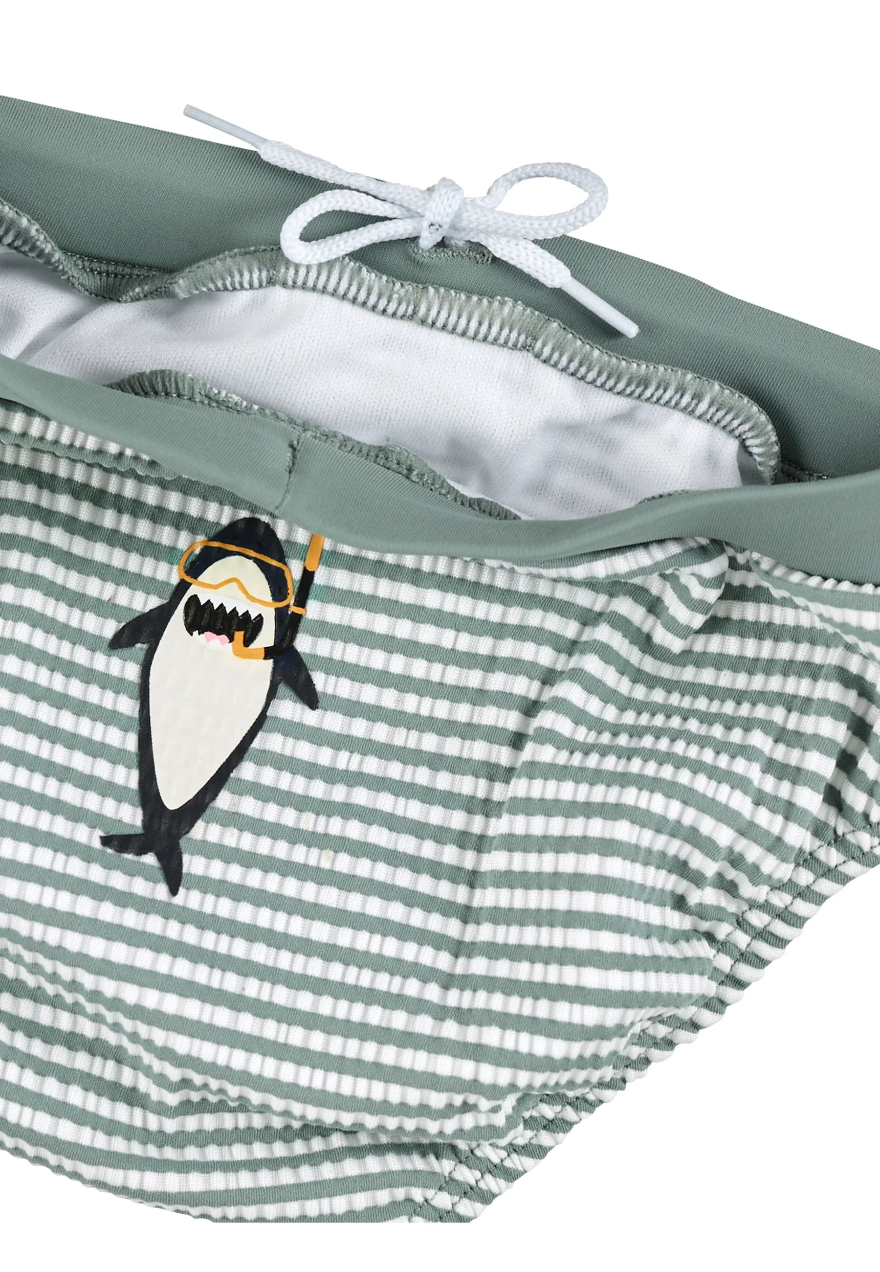 Badehose mit Windeleinsatz bis Gr. 86/92 in grün