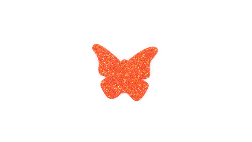 folia Moosgummi Glitter-Sticker Falter