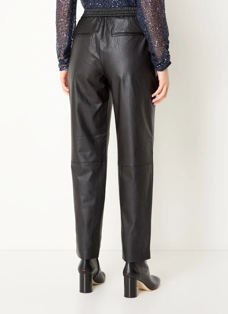 Dante 6 Geza high waist tapered fit pants of imitation leather