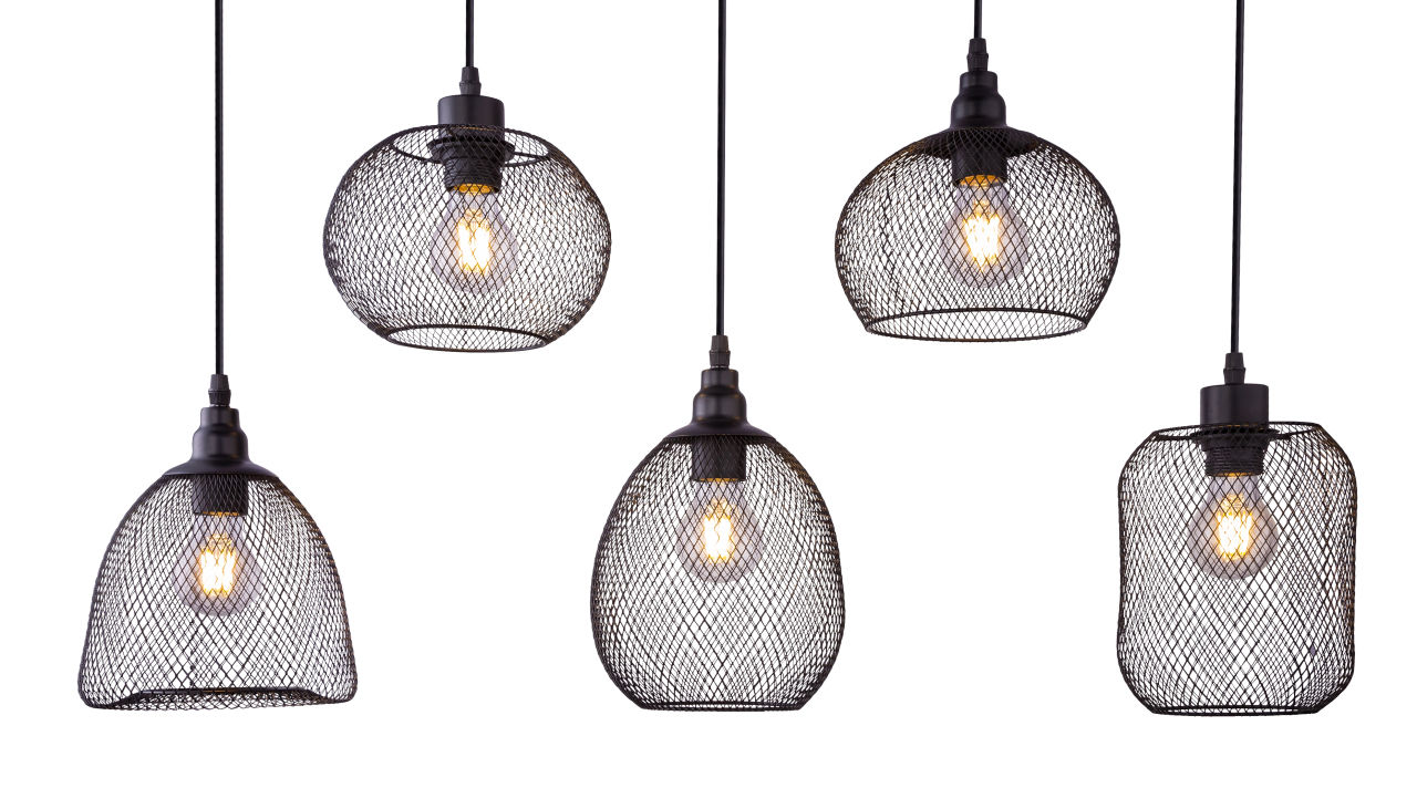 Globo Lighting - ANYA - Hängeleuchte Metall schwarz, 5x E27