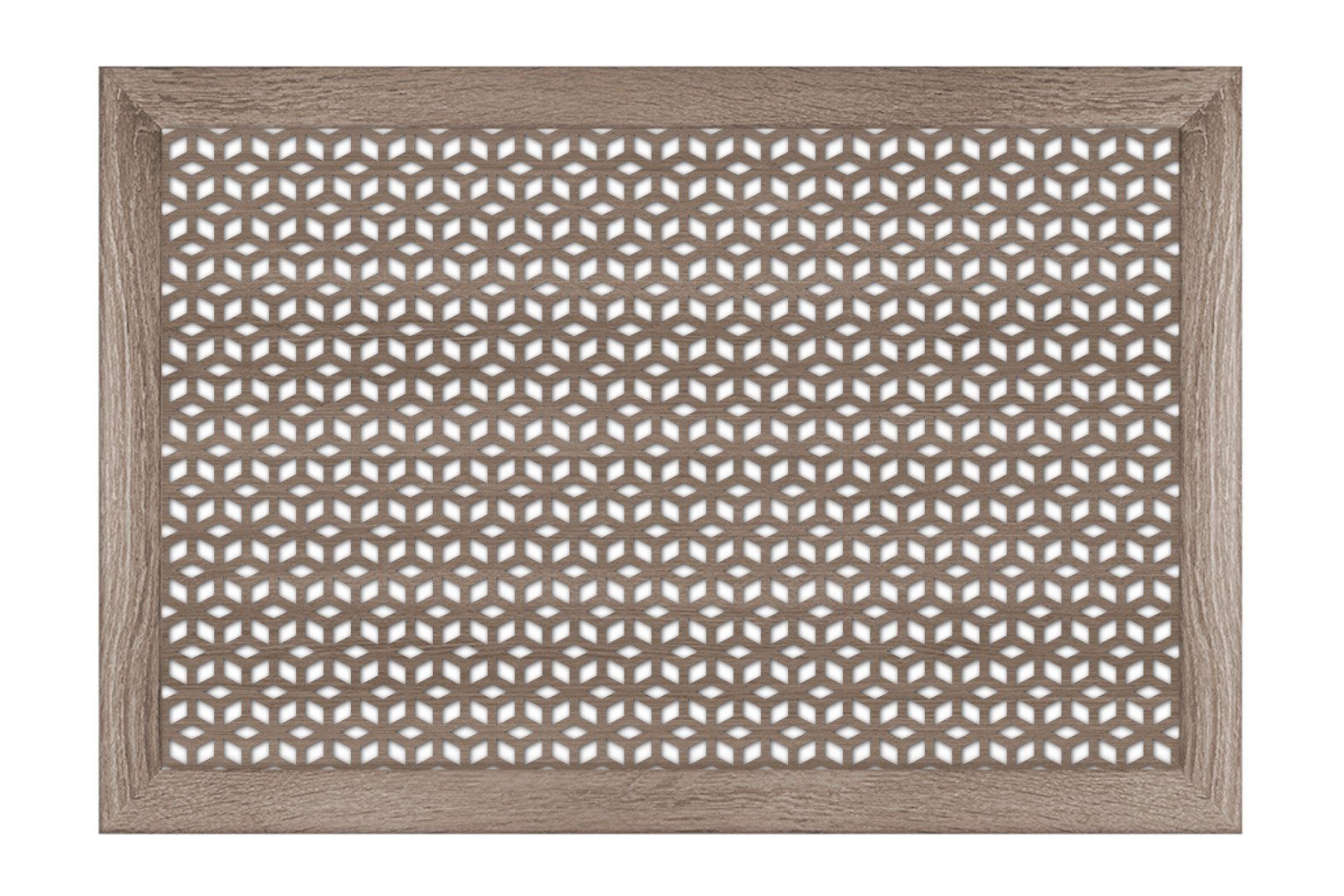 Hexim Heizungsverkleidung, Heizkörperverkleidung Ilona Lüftungsgitter, 90/120/150x60cm Holz MDF (90 cm Frontblende) Heizkörper Verkleidung groß