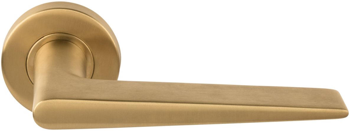 Formani 1501D304IMXX2 BASICS LB21H gefederter Türgriff auf Rosette PVD mattgold links