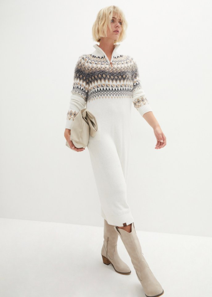 Norweger-Strickkleid