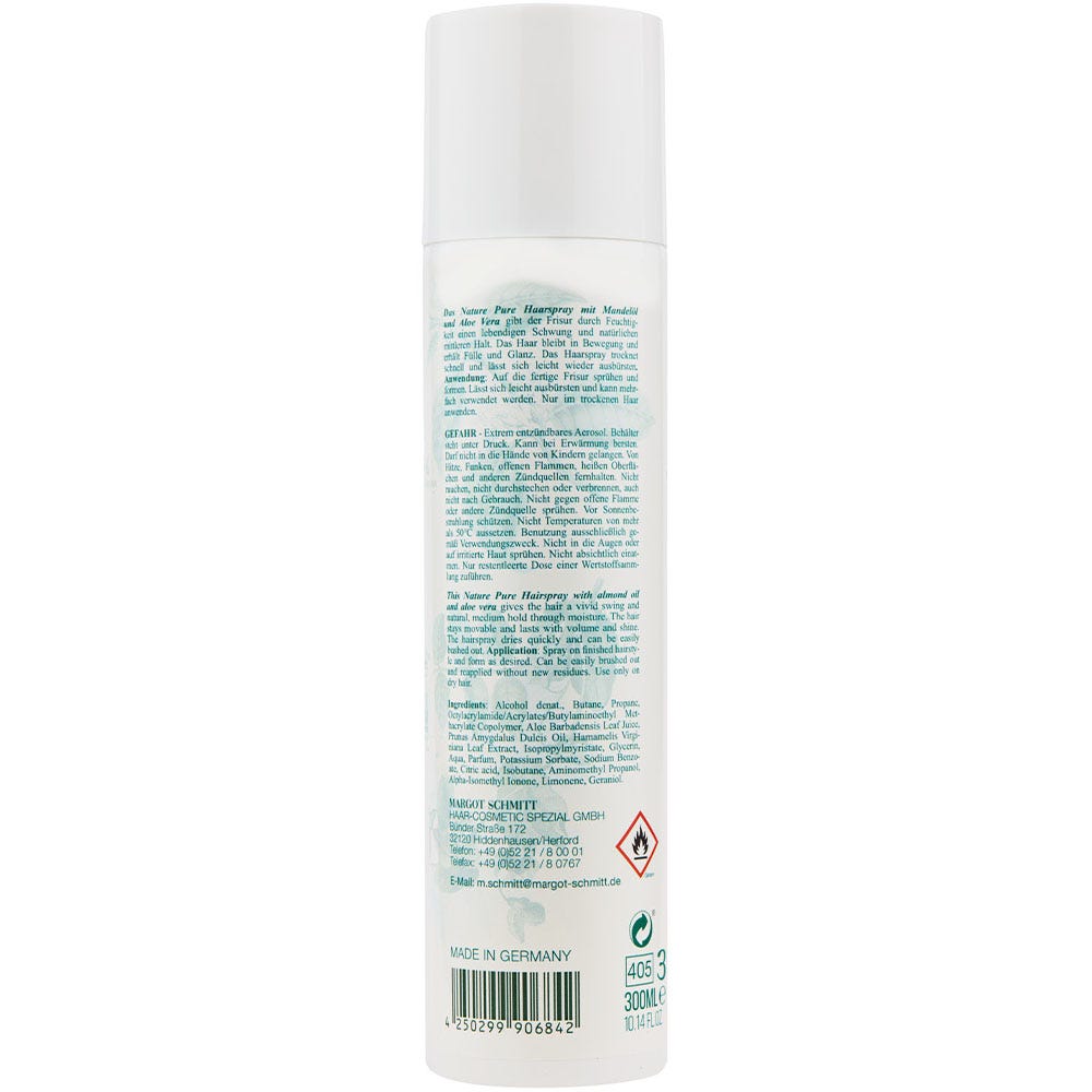 Margot Schmitt Nature Pure Haarspray mit Aloe Vera 300 ml