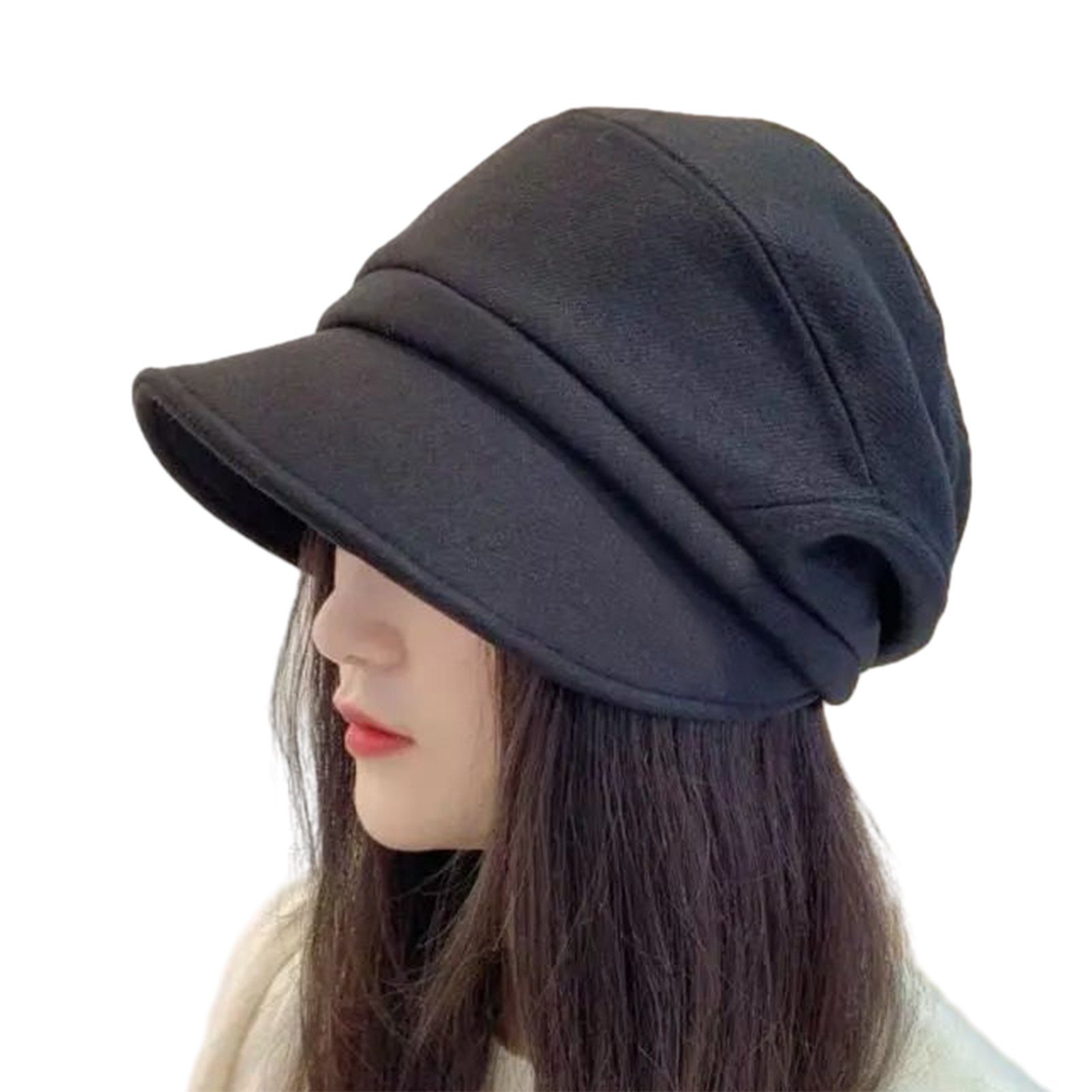 Blusmart Schlapphut Modischer Fischerhut Für Damen, Eleganter All-Match-Wärmehut Für