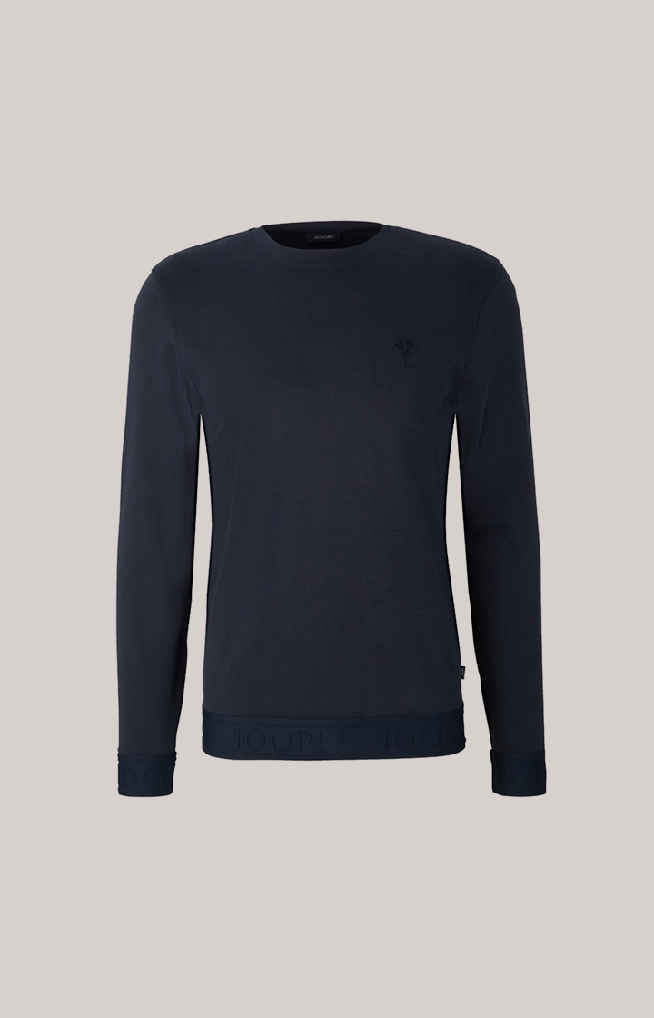 Loungewear Longsleeve in Dunkelblau
