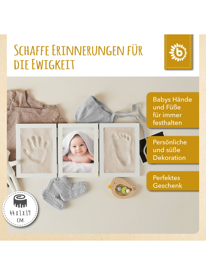 Bieco Spielwaren Abdruckbild Gipsabdruck Komplettset in Weiß günstig kaufen onesize