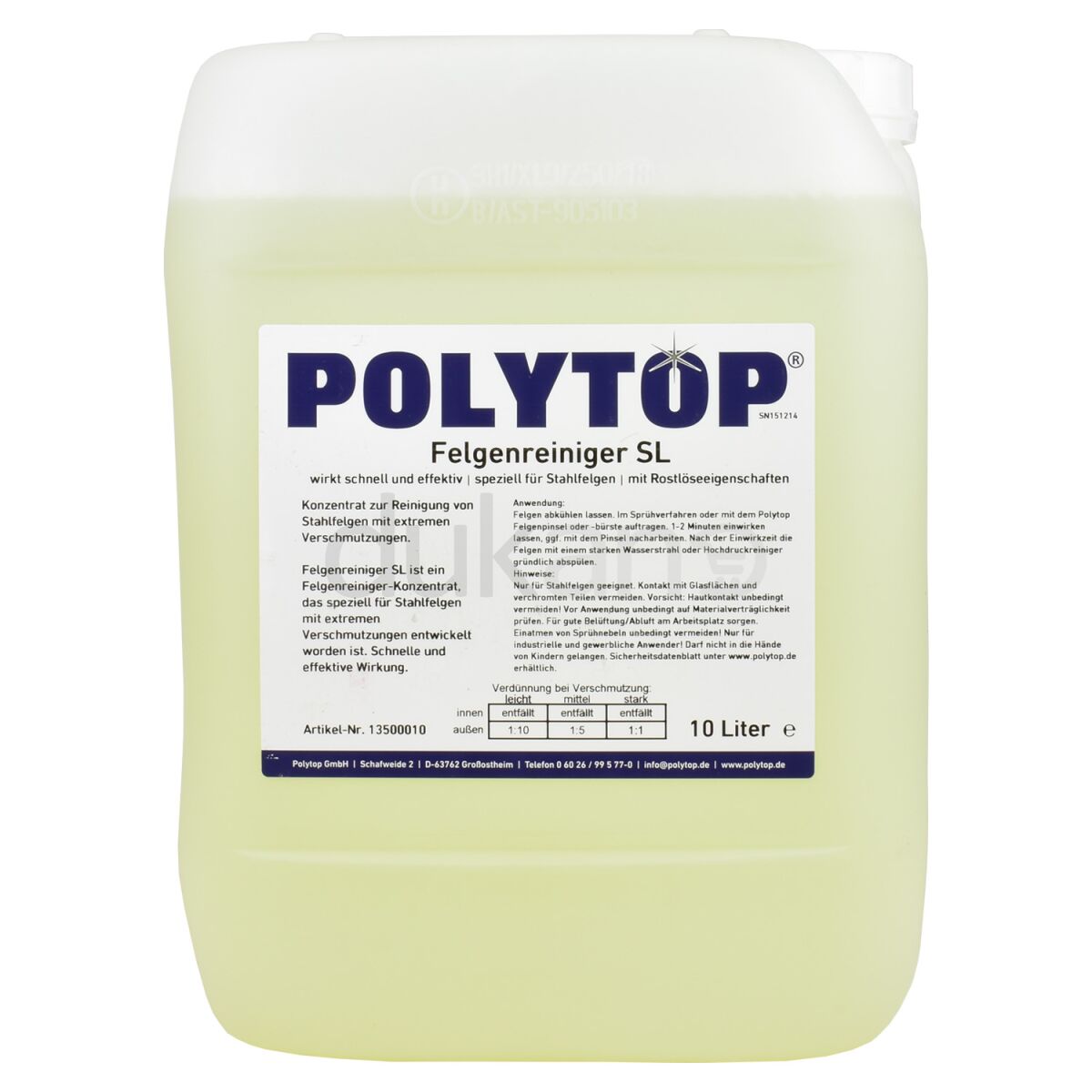 Polytop Felgenreiniger SL 25L