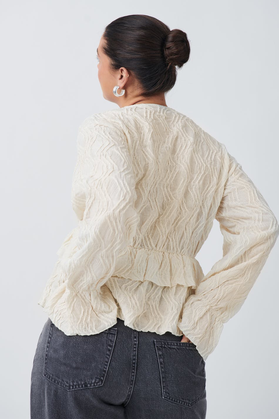 Boho frill top