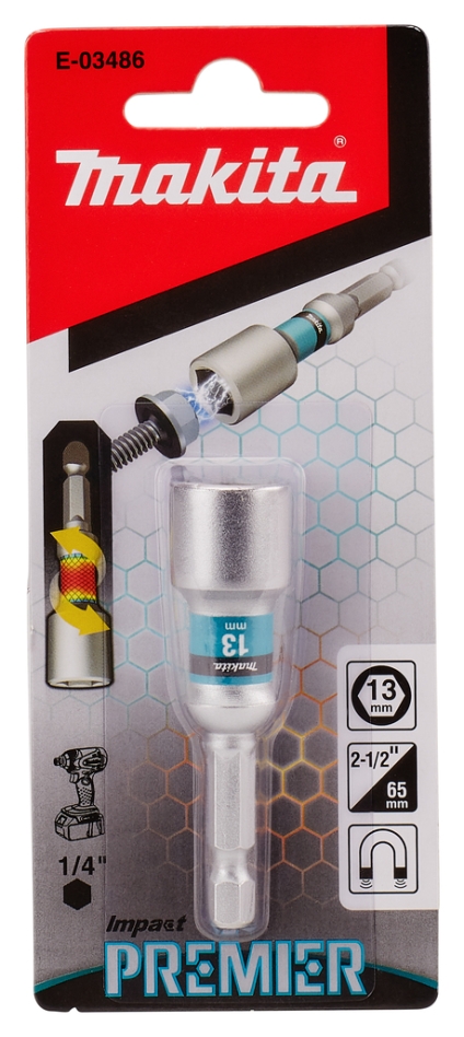 Makita Accessories E-03486 Καρυδάκι 13 x 65 mm XTT Impact Premier