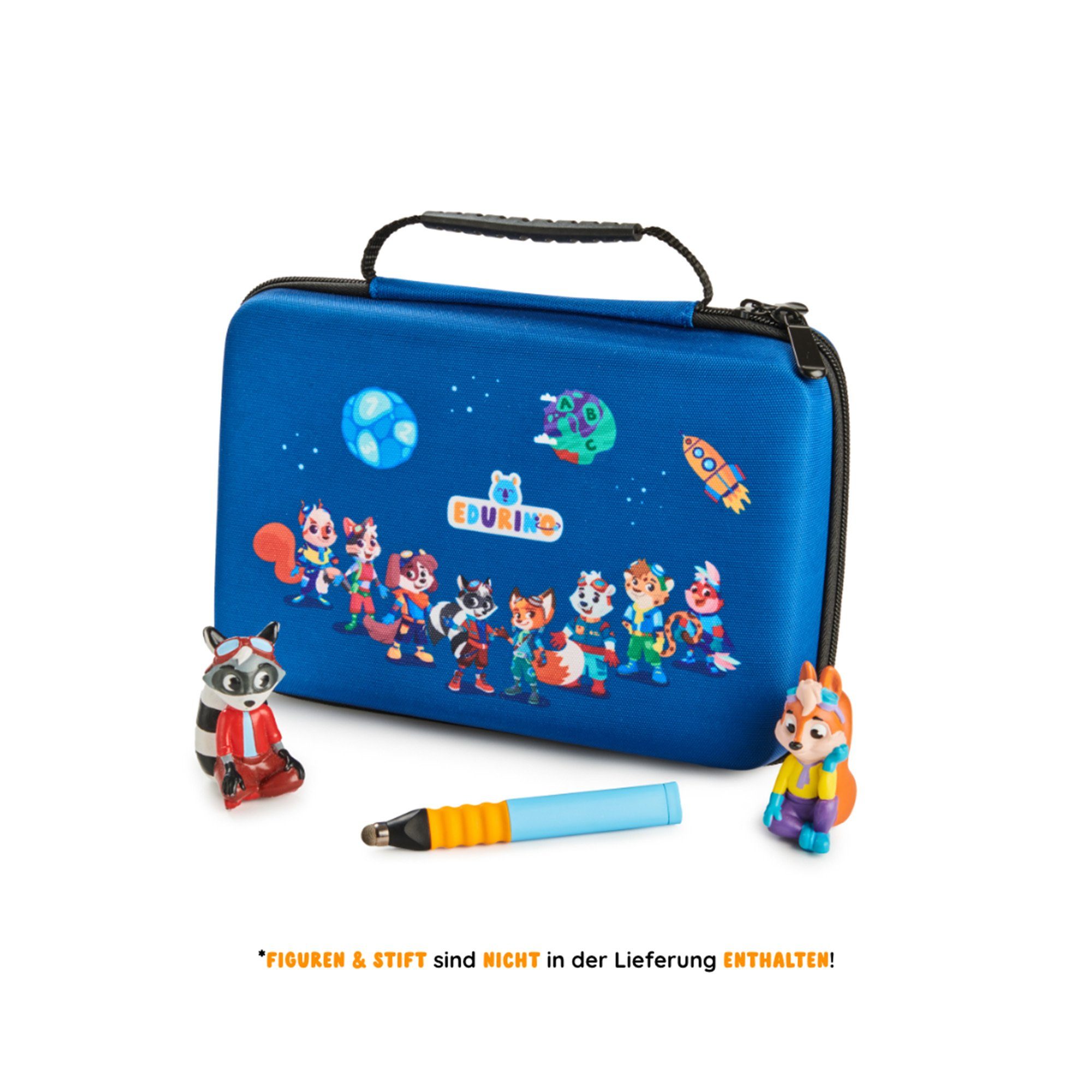 Edurino Aufbewahrungstasche Tasche Edurino Sammelmäppchen Aufbewahren von Figuren Large Blau