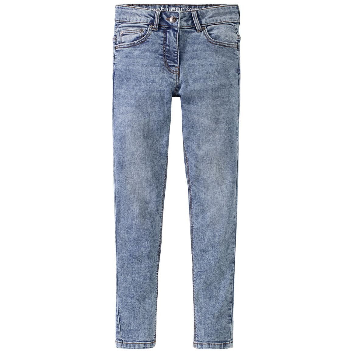 Mädchen Skinny-Jeans mit verstellbarem Bund