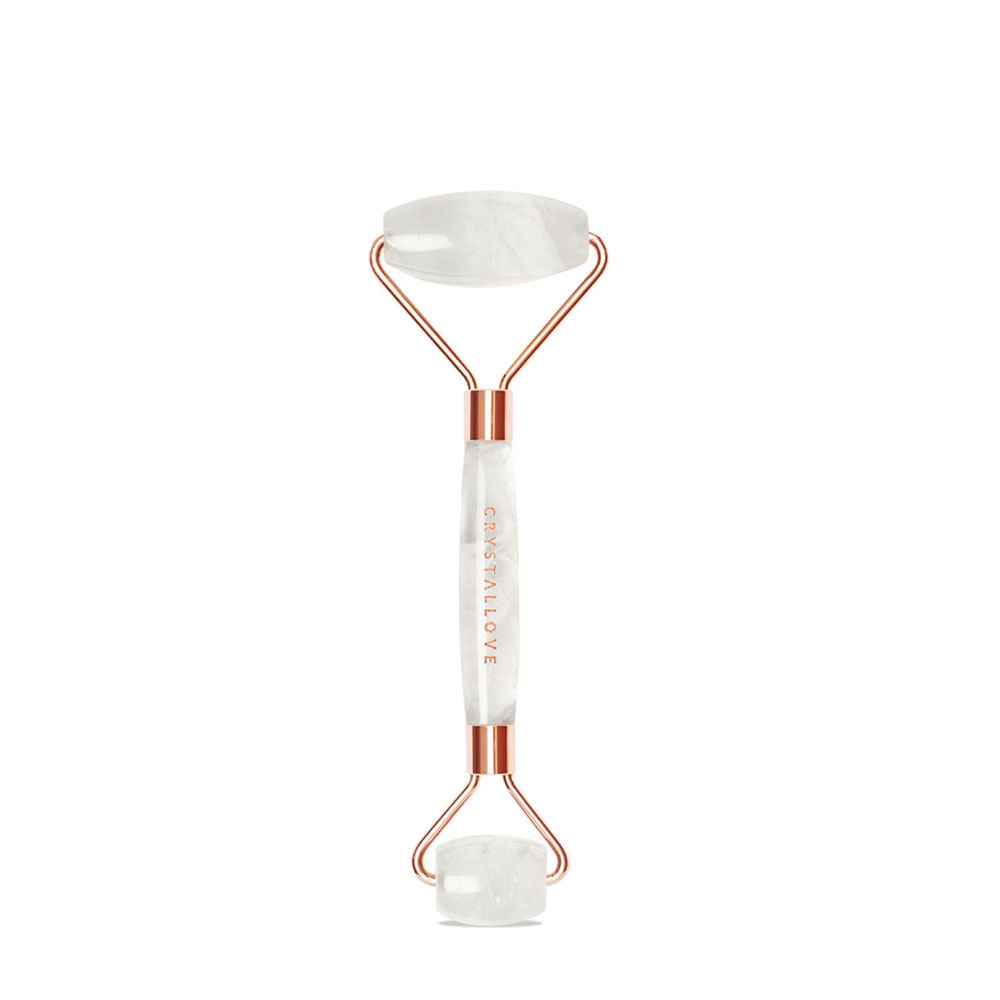 crystallove CRYSTALLOVE Clear quartz roller Roller pour massage du visage