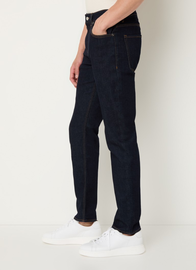 Calça jeans HUGO BOSS H-Delaware slim fit com lavagem escura