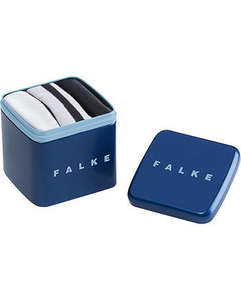 Falke, Serie Happy, Socken, Baumwolle, schwarz-weiß