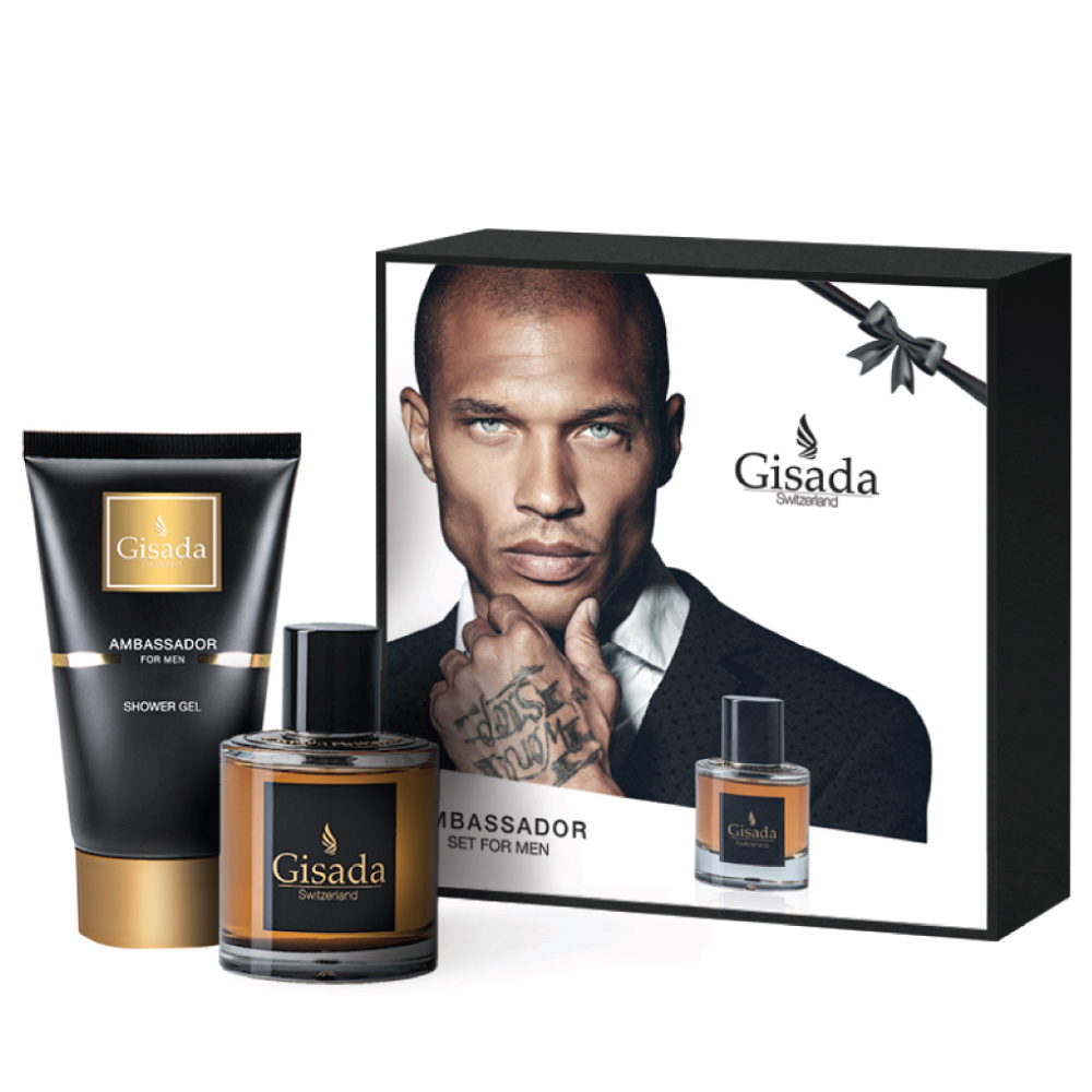 gisada Ambassador Men SET Spray 50ml edp + 100ml Showergel