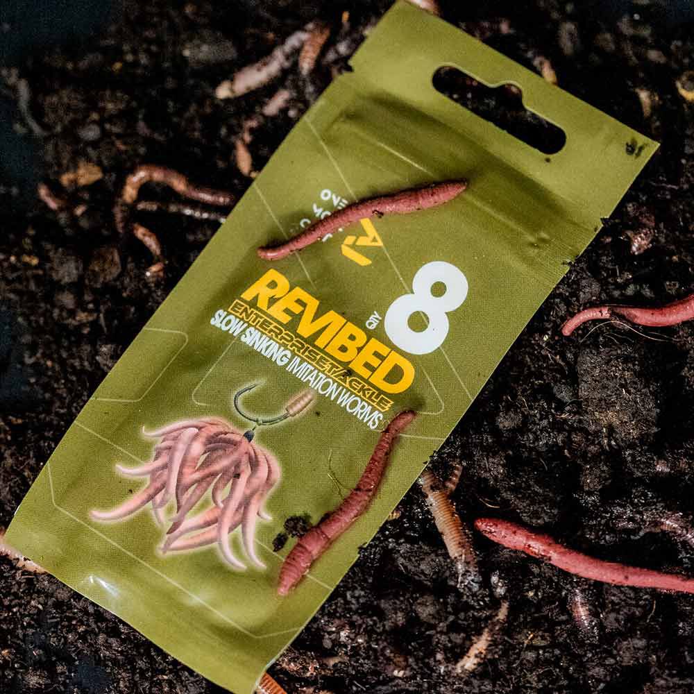 Revibed Imitation Worms Artificial Bait (8x)