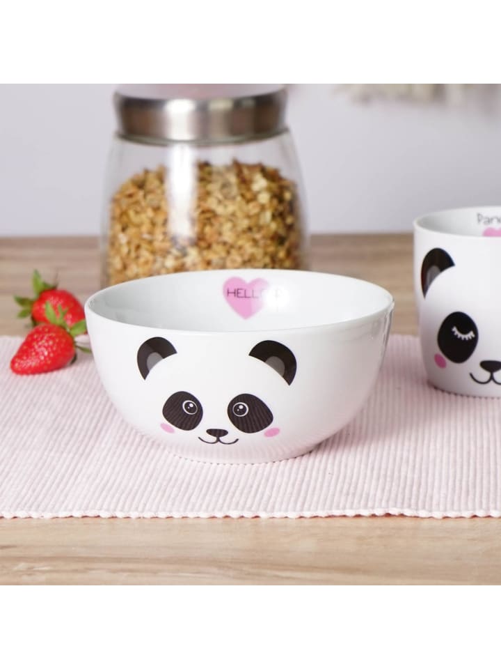 Geda Labels Müslischale Panda Gesicht in Weiß - 550 ml günstig kaufen onesize
