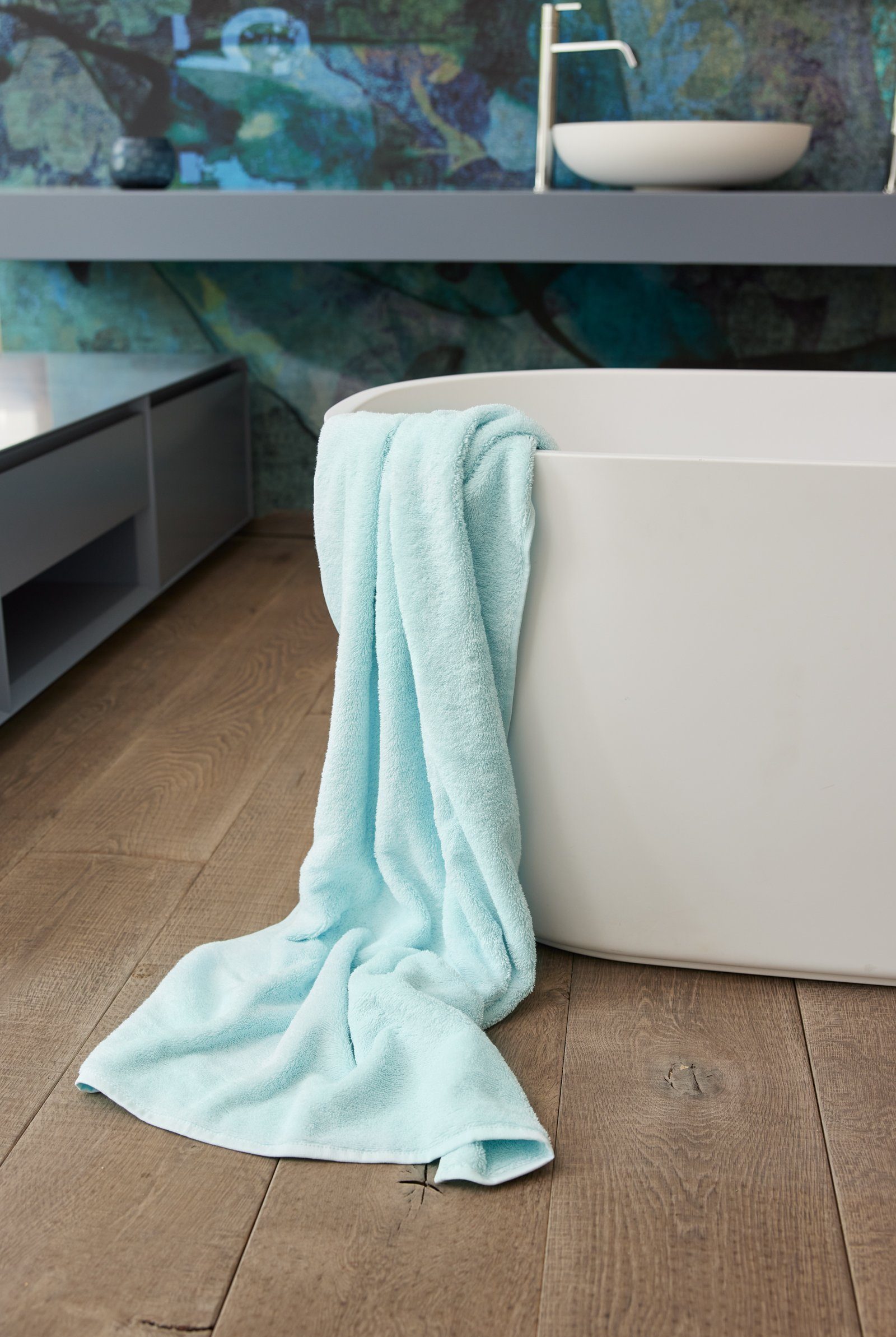 Le Comfortable Interior Handtuch Set (4-tlg), Superweich, 100% feinste türkische Baumwolle 550 g/m²