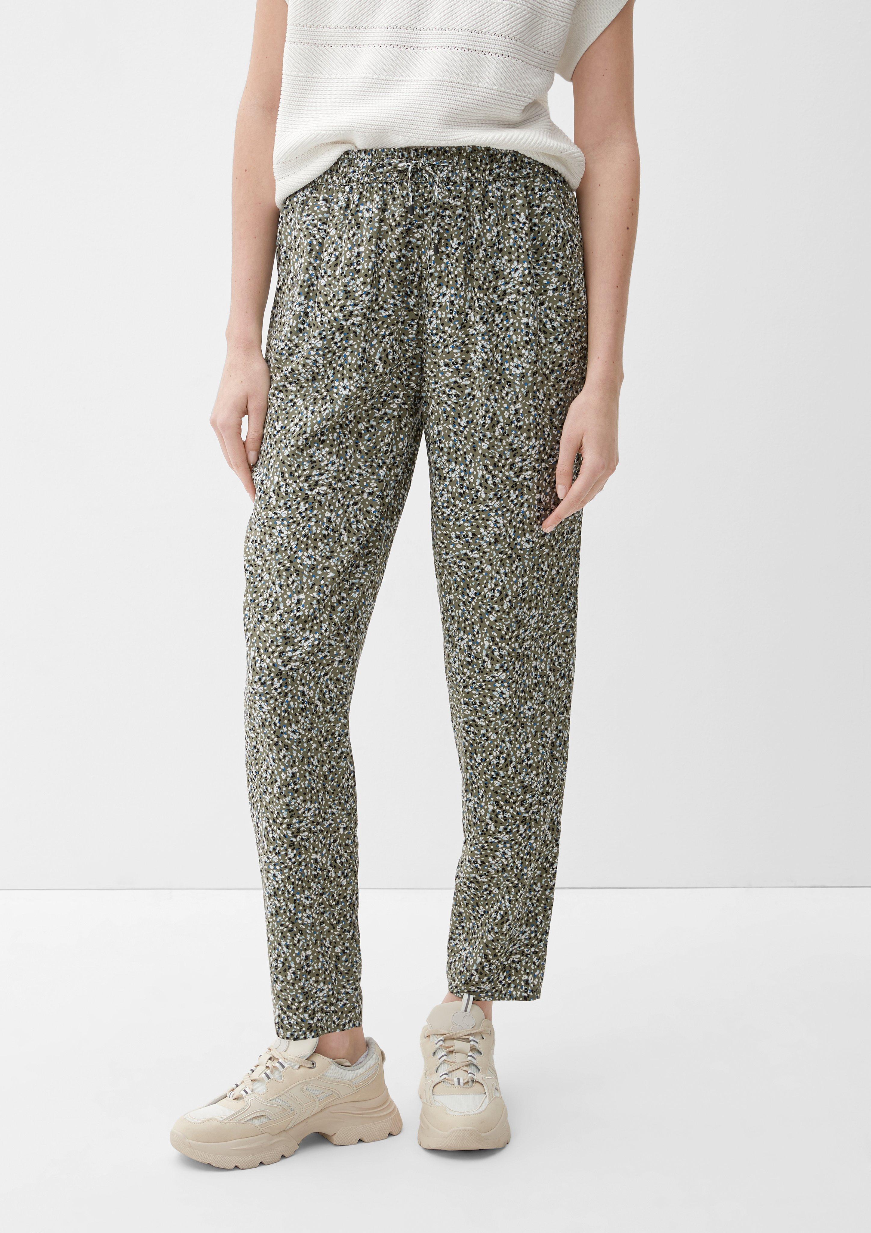 Relaxed: Hose aus reiner Viskose  2132619-79B6