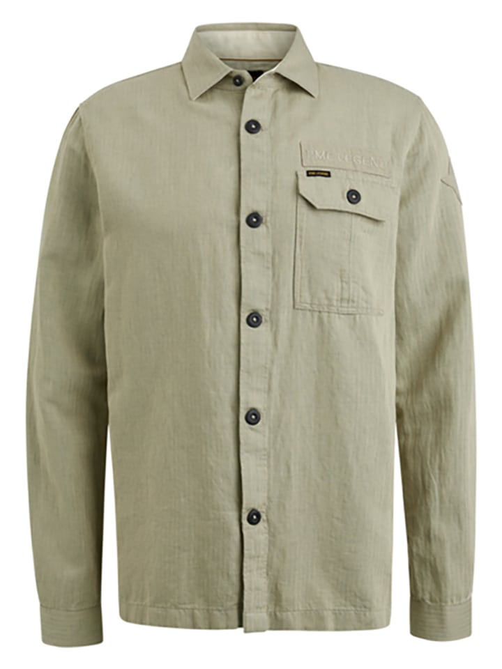 PME Legend Hemd - Regular fit - in Khaki günstig kaufen