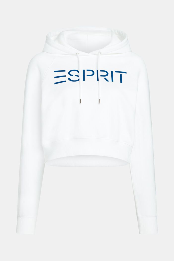 Cropped-Hoodie mit Logo
