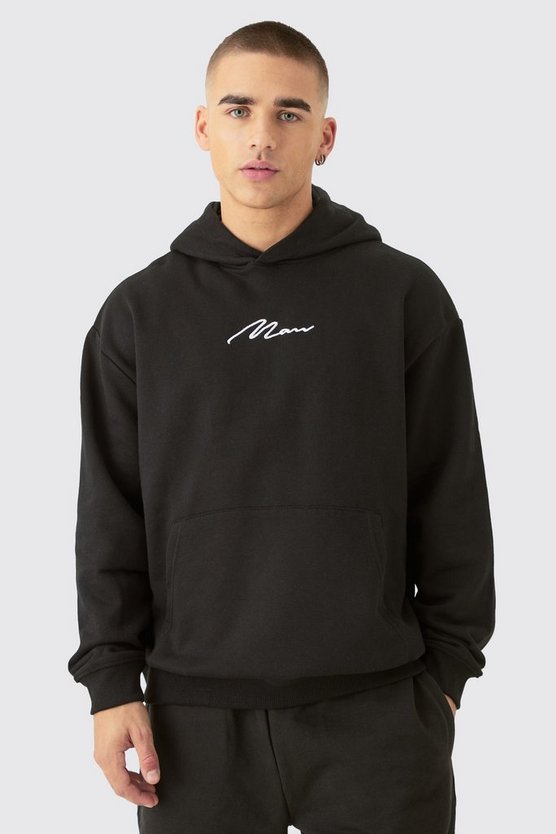Oversize Man Signature Hoodie