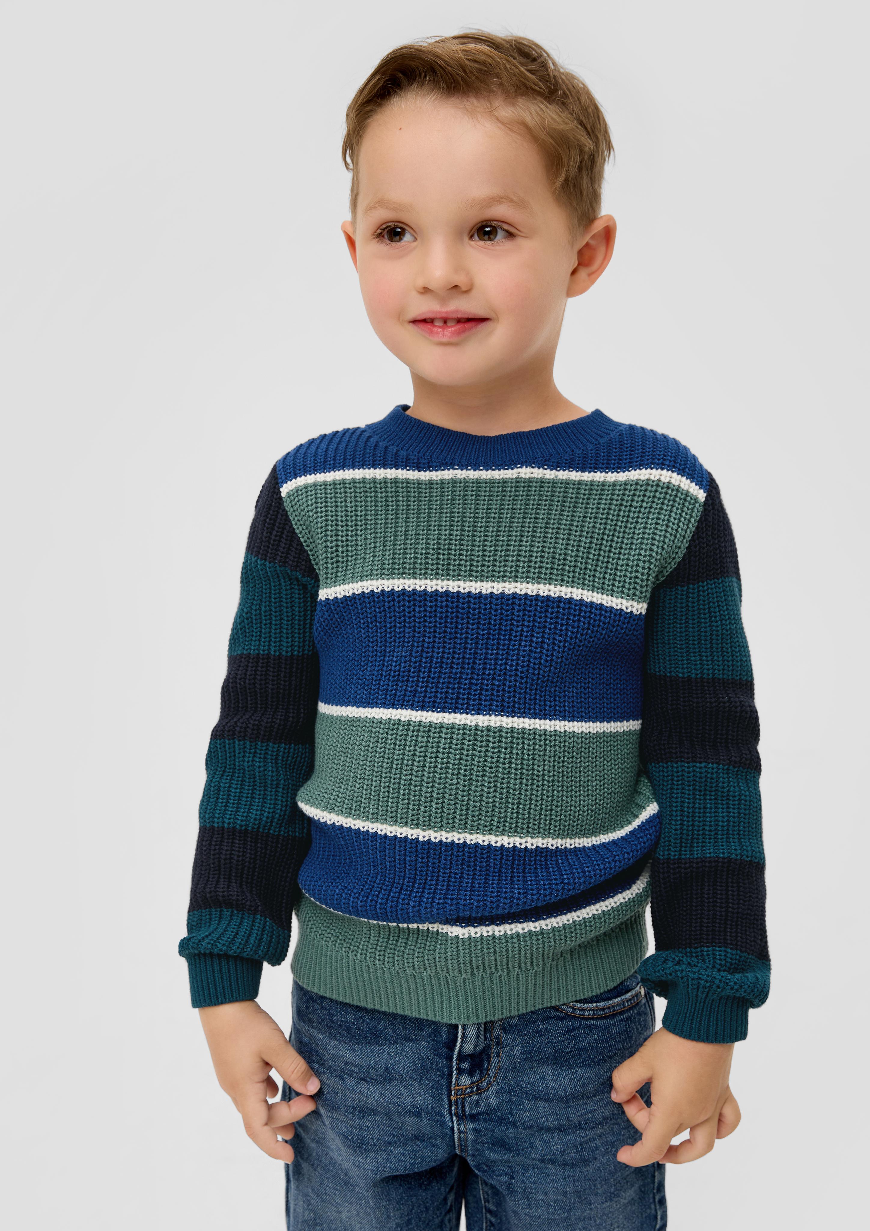 Strickpullover aus Baumwollmix  2134242-65X1