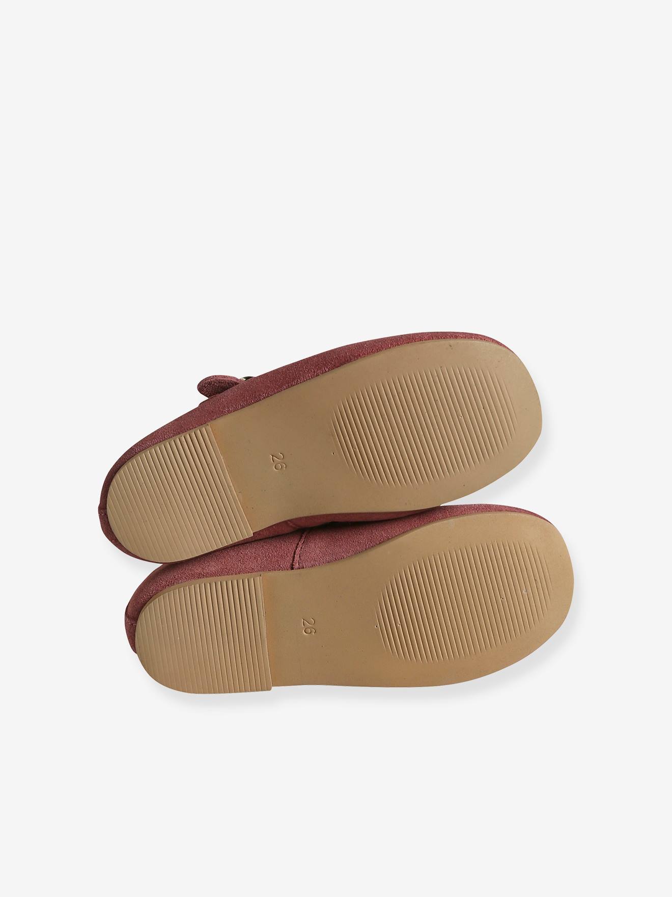 Vertbaudet Mädchen Ballerinas mit Anziehtrick - braun