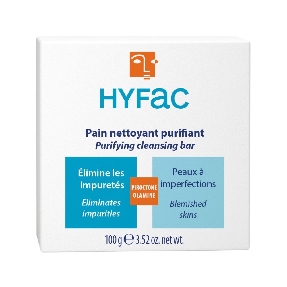 hyfac Pain nettoyant purifiant 100g SOLIDE