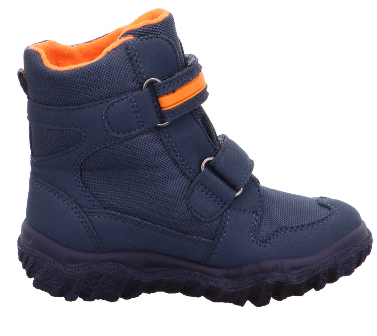 HUSKY - Blau/Orange Boots mit Klettverschluss
