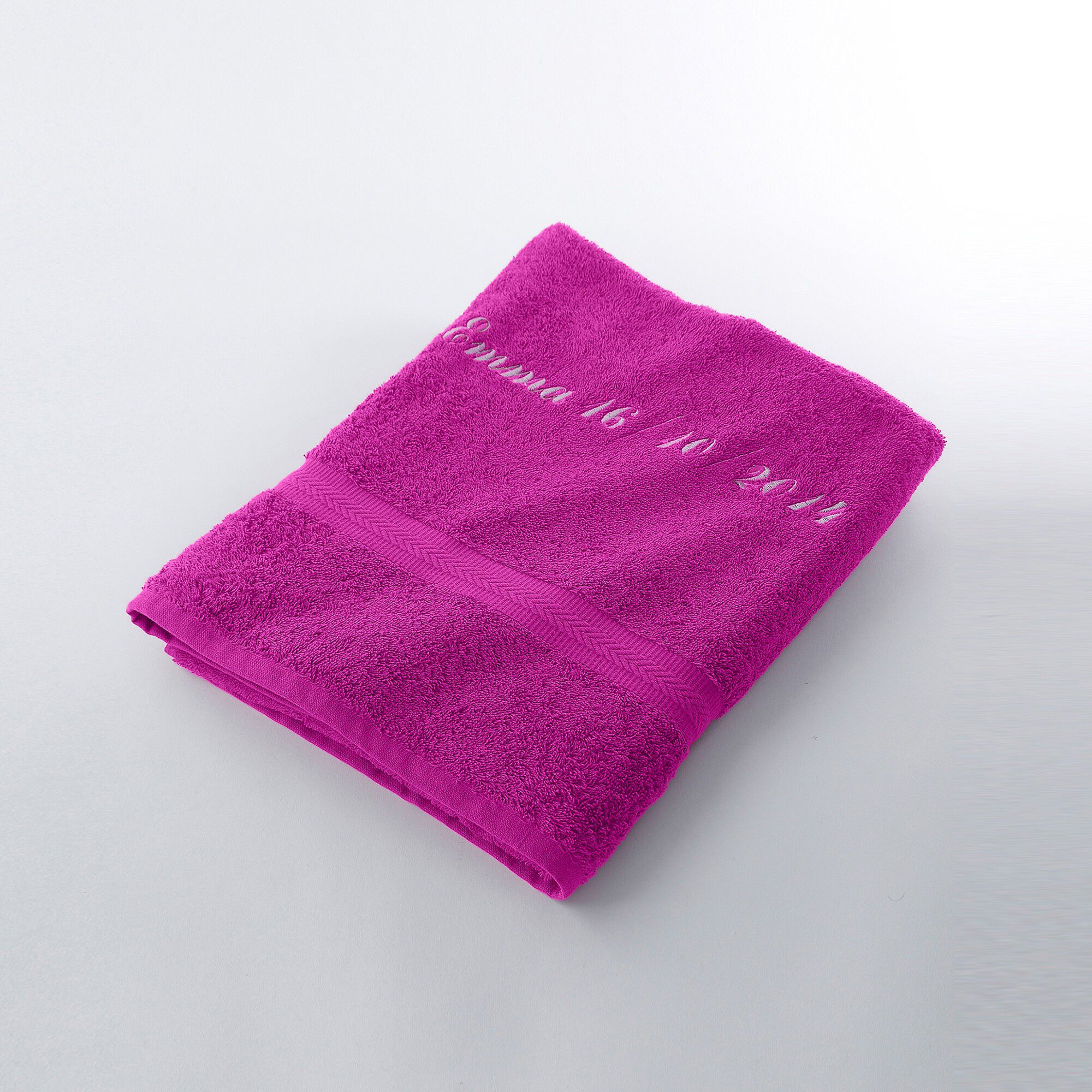 Serviette éponge personnalisable confort moelleux