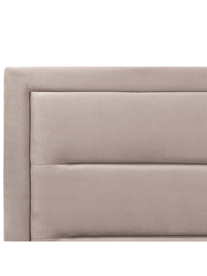 Beliani Doppelbett ROUEN in Beige - (W) 188 x (H) 111 x (L) 214 cm günstig kaufen onesize