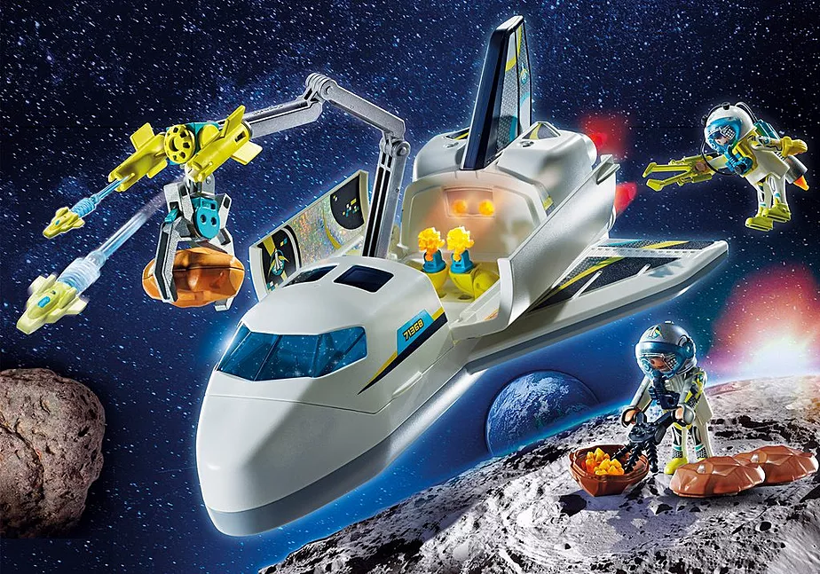 Space-Shuttle auf Mission