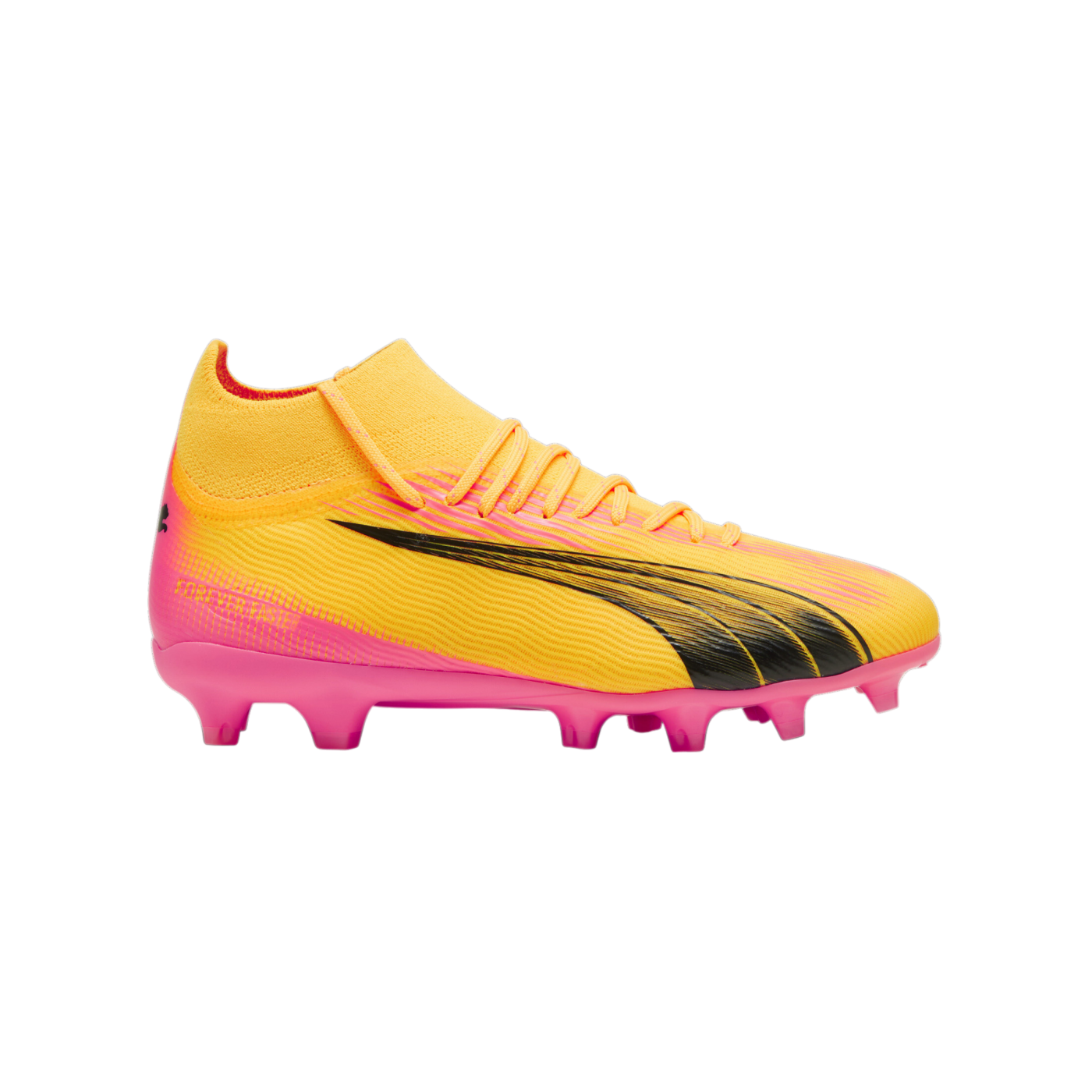 PUMA ULTRA Pro FG/AG Jr Kids Orange Schwarz F03