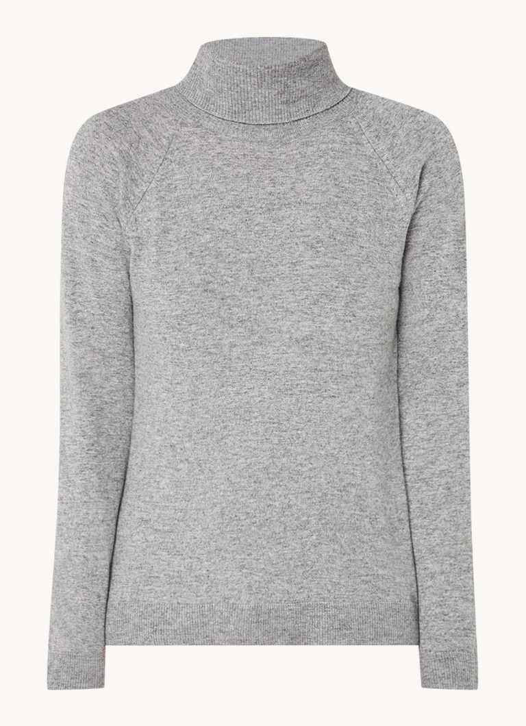 Maglione a collo alto Benetton in maglia fine misto cashmere