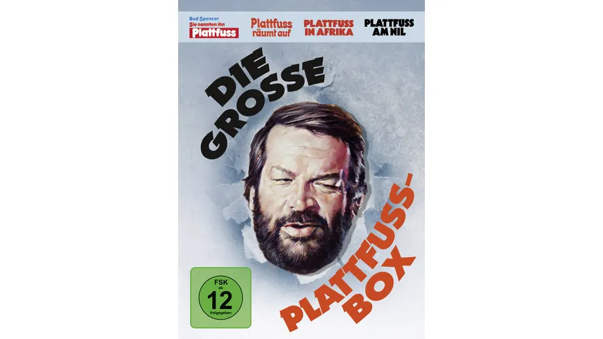 Bud Spencer - Die grosse Plattfuss-Box  [4 DVDs] (Remastered Version)