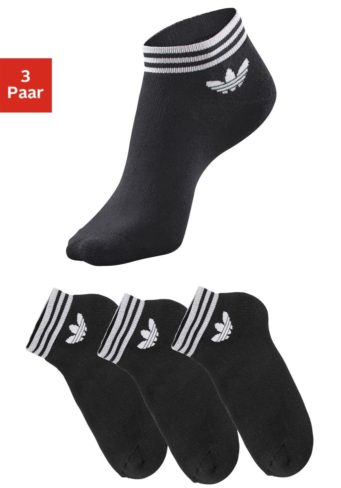 adidas Originals Socken TREFOIL ANKLE, 3 PAAR (3-Paar) mit Frottee
