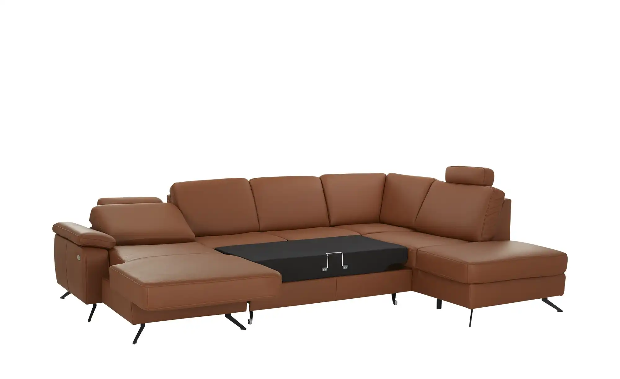 Kollektion Kraft Wohnlandschaft mit Sitz- und Rückenbezug aus Leder Kathi