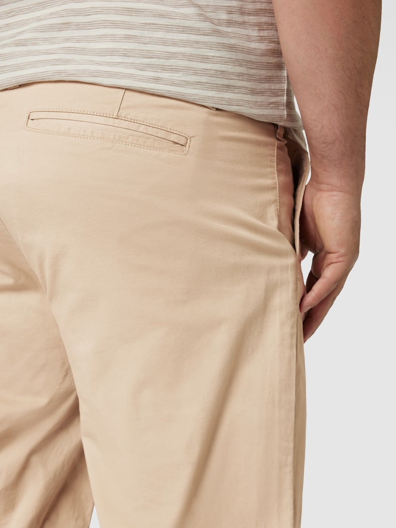 PLUS SIZE Chino-Shorts mit Gesäßtaschen in beige