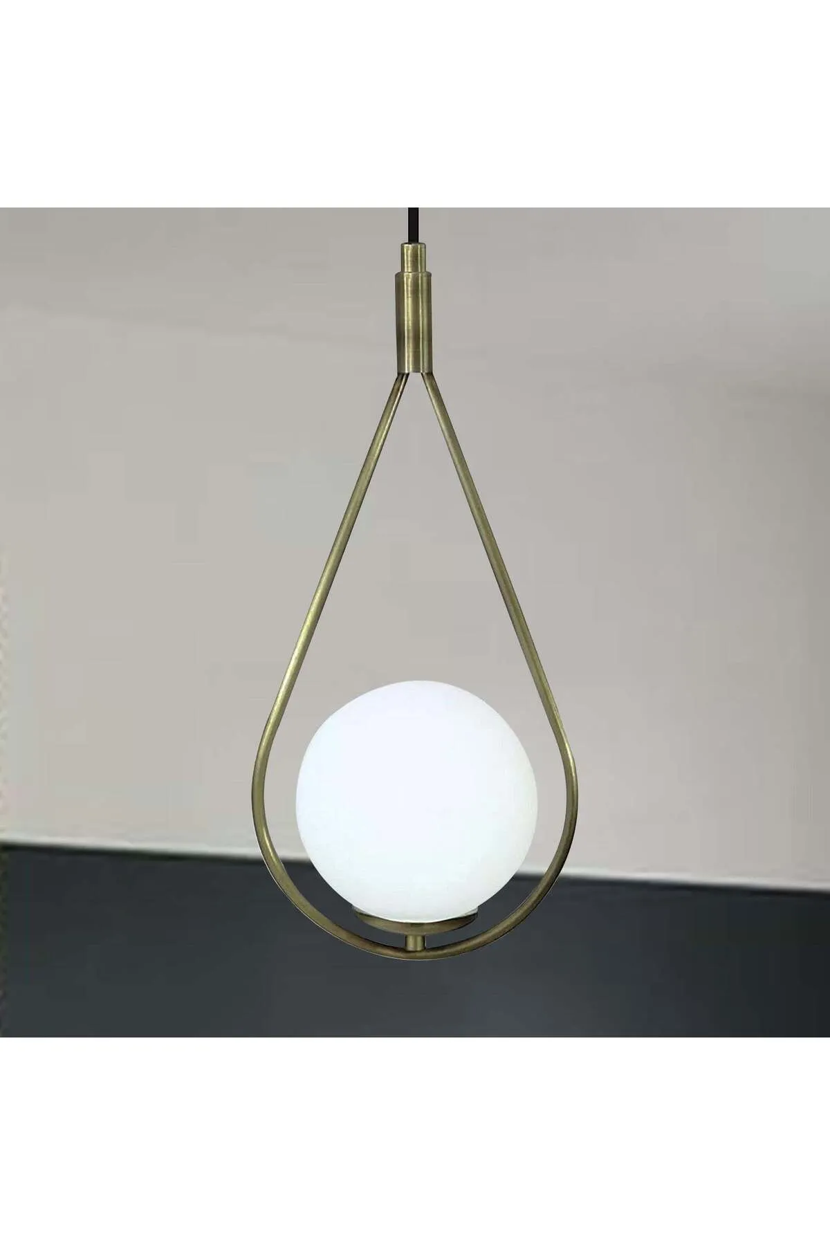 Bamyum  Hängelampe Vintage Glas Metall Hängelampe & Deckenlampe Hängependelleuchte