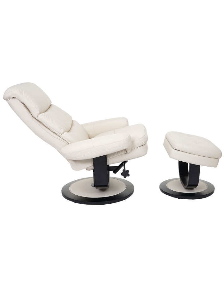 MCW Relaxsessel C16 mit Staufach, Kunstleder creme günstig kaufen onesize