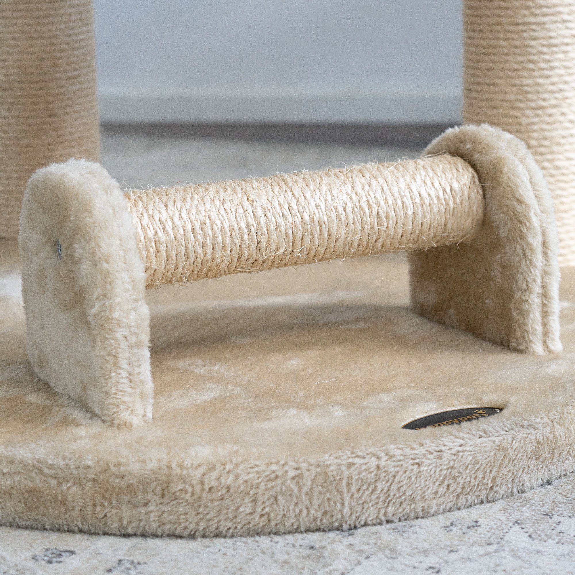 Happypet Kratzbaum CAT021, Gesamthöhe: ca. 181 cm, Haus: ca. 30 x 34 x 34 cm